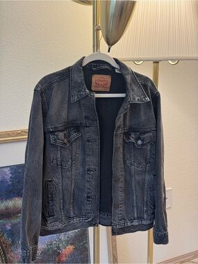 Levi's Black Washed Denim Jacket